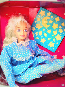 Barbie rag doll.
