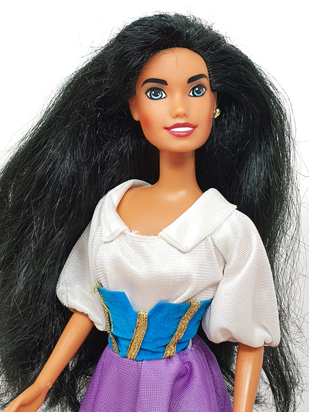 I detaljer Børnepalads Distraktion Barbie Pocahontas Sun Colors (No Box), Mattel 1995 – BarVintage