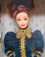 Load image into Gallery viewer, Hallmark Yuletide Romance Barbie, Mattel 1996 (NRFB)
