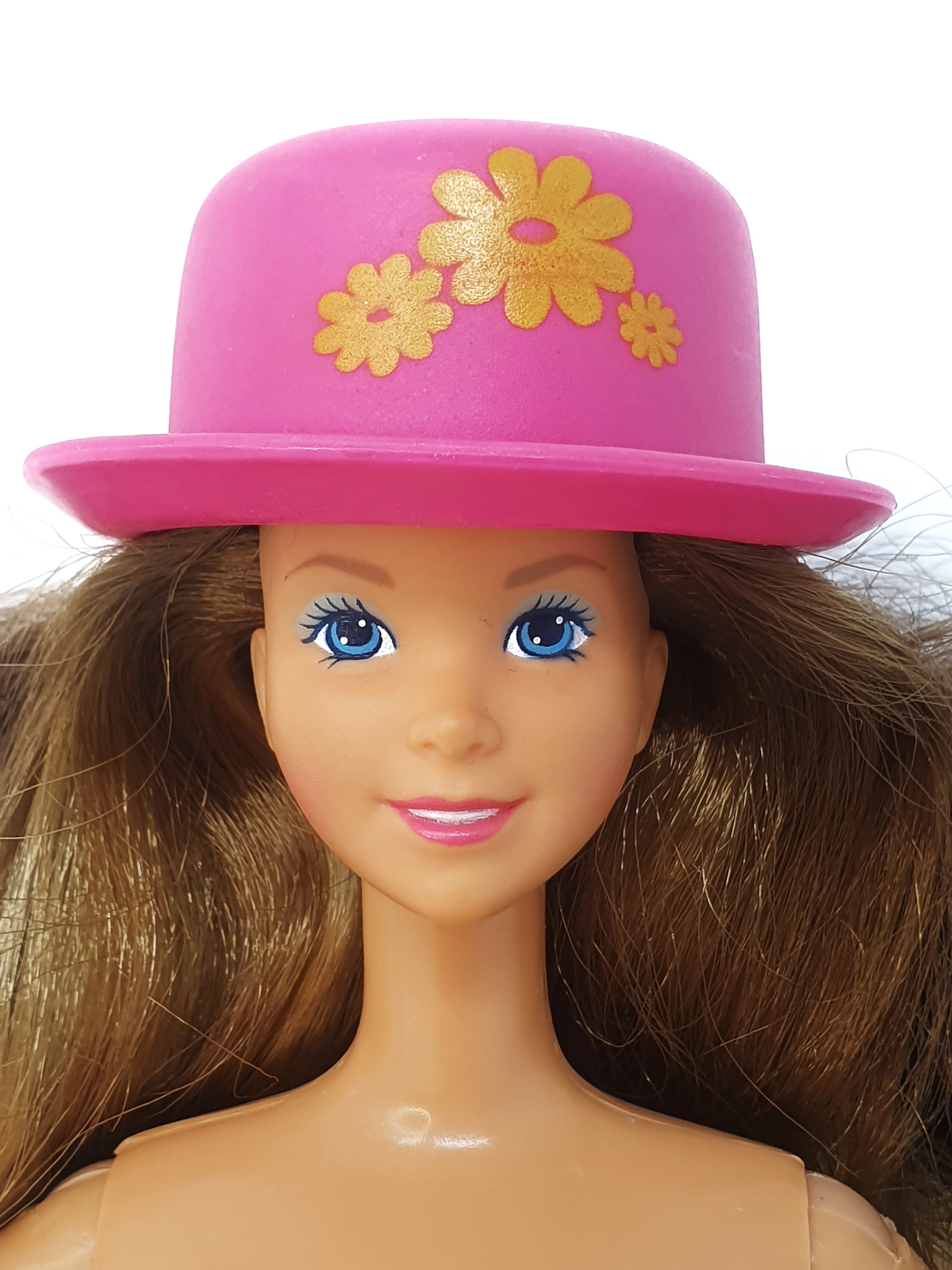 Sombrero con cabello de Barbie Magic Change Hair, 1993 Mattel