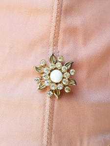 Starburst vintage brooch