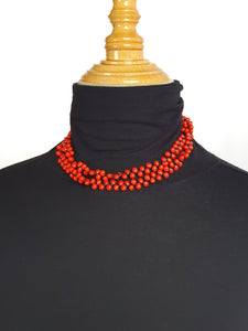 Vintage Gunja seed necklace