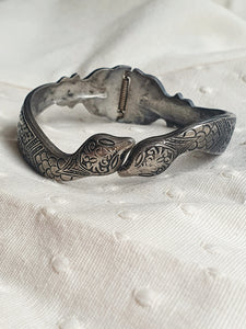 Brazalete vintage en forma de serpiente